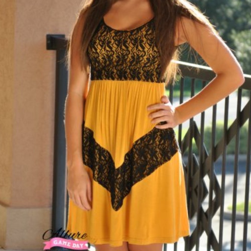 Chevron Completion Dress